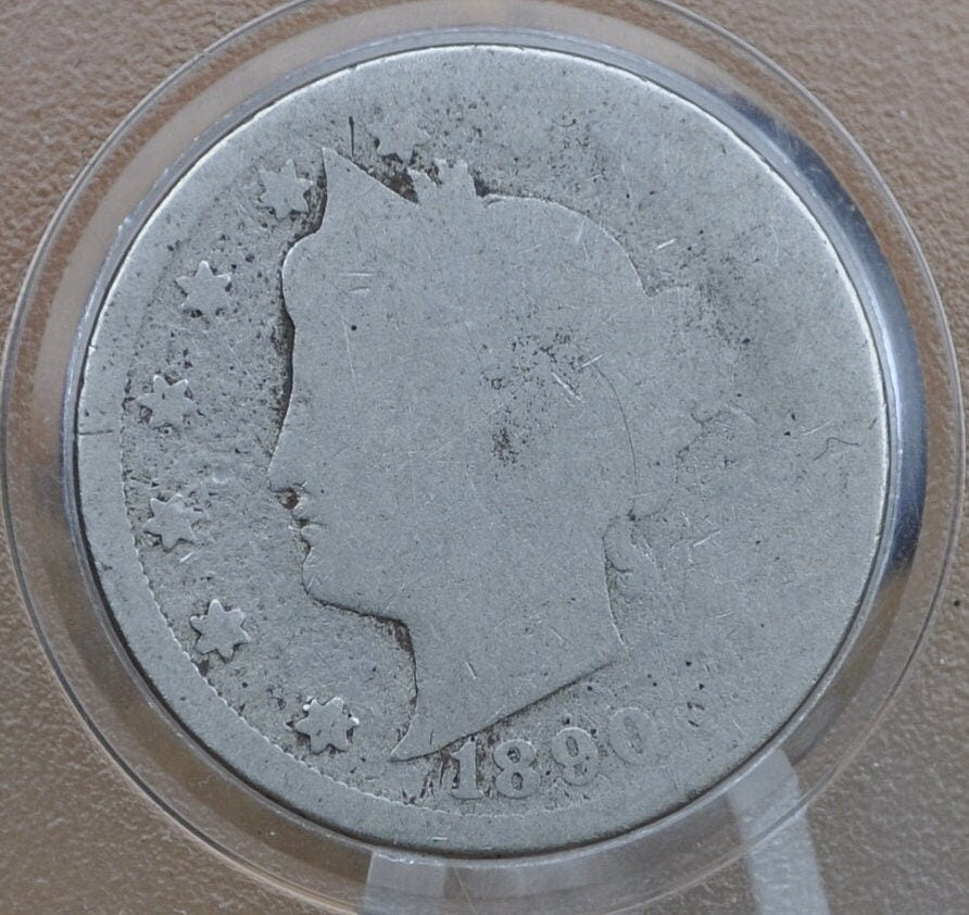 1890 Liberty Head Nickel - Choose by Grade - 1890 V Nickel