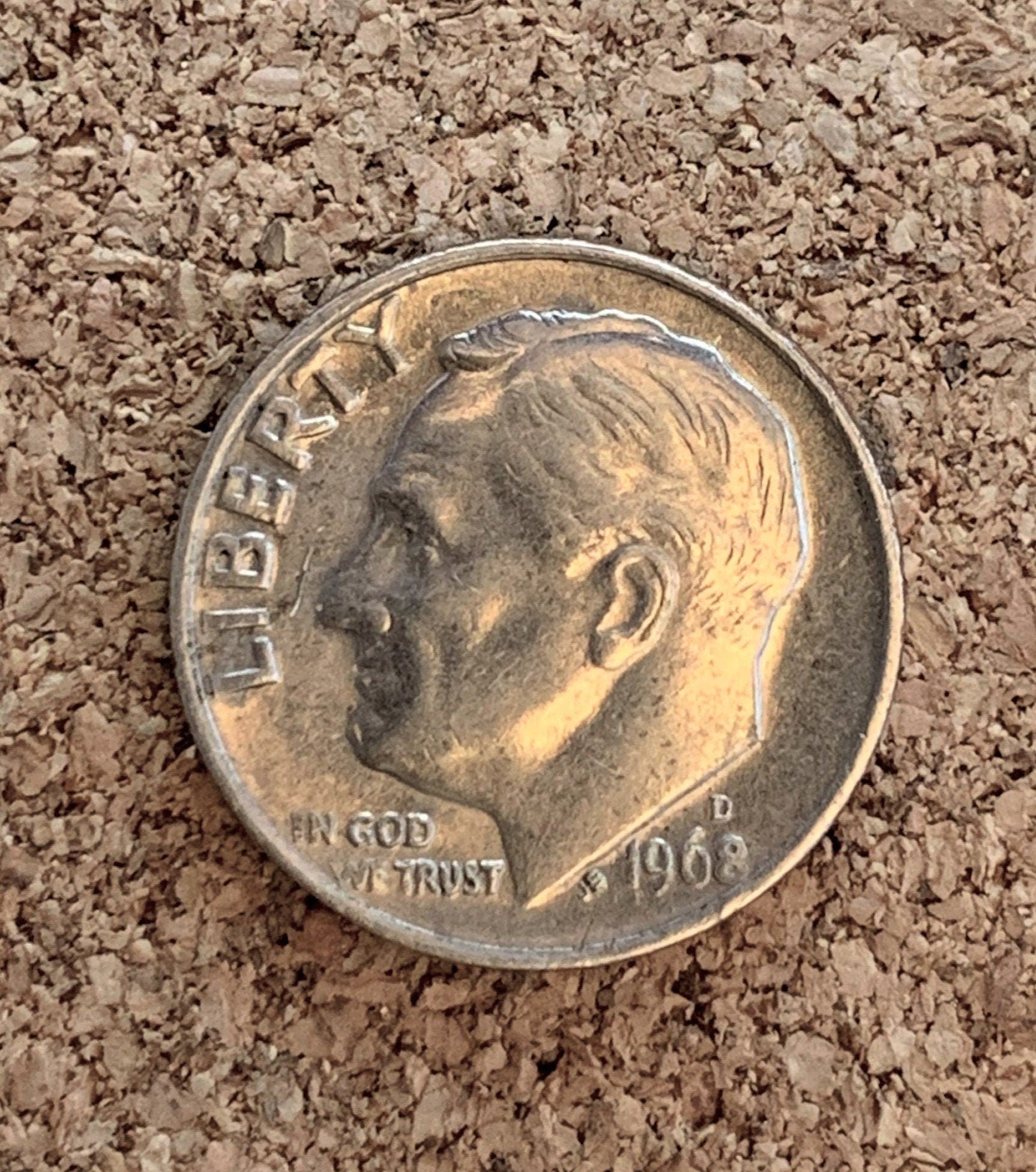 1968 D Dime - Excellent Condition