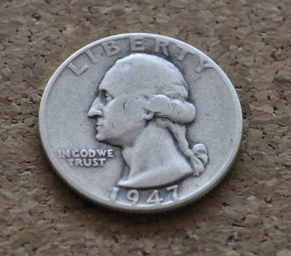 1947 Washington Silver Quarter - Philadelphia Mint