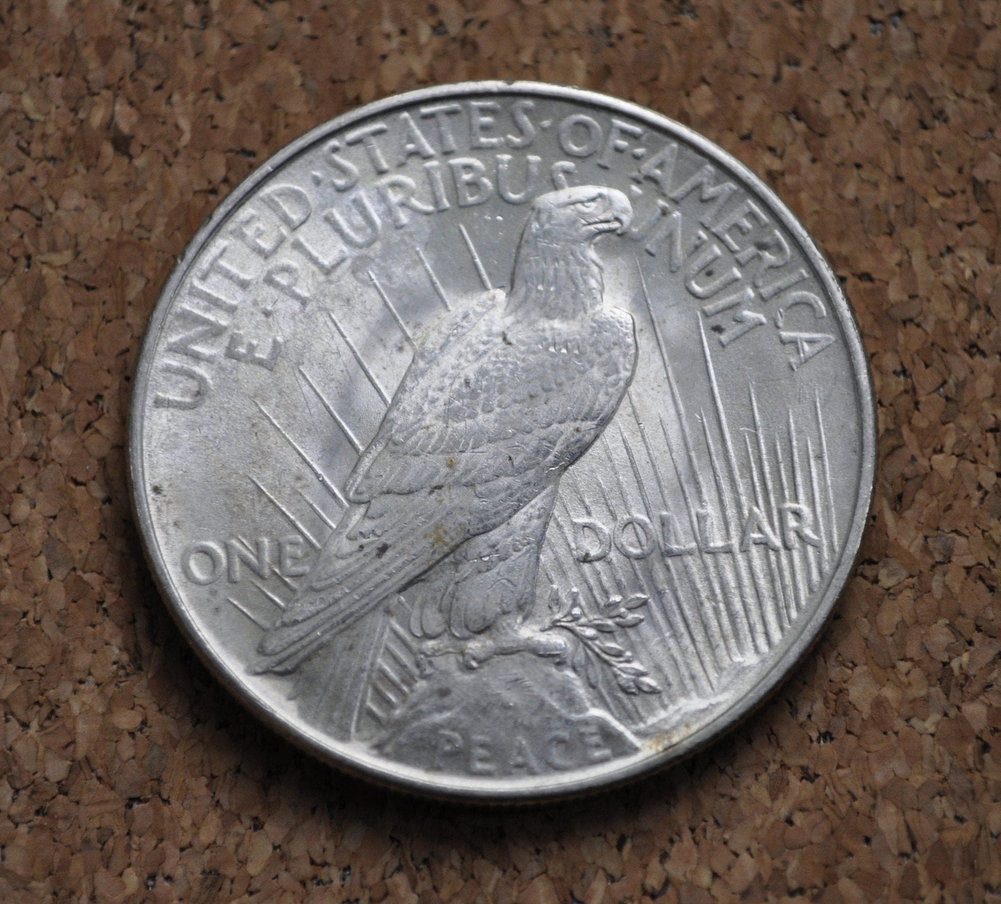 1922 Peace Silver Dollar - BU / MS60 (Uncirculated) Grade - 100 Year Anniversary - Philadelphia Mint - 1922 P Silver Dollar BU