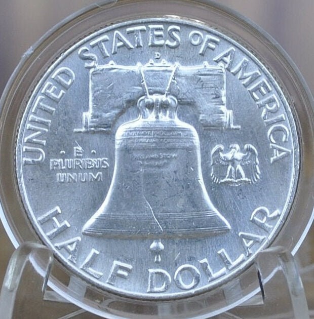 1963 D Franklin Half Dollar - XF-BU Choose by Grade - Denver Mint - 1963 D Silver Half Dollar - 1963 D Franklin Half Dollar 1963 D