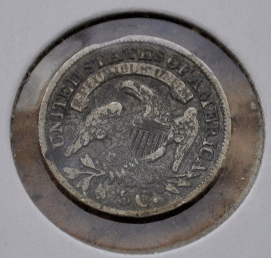 1830 Capped Bust Half Dime - VG (Very Good) - Silver - Uncleaned - Good Detail / Grade - 1830 Bust Dime - Early American Coin - Uncleaned