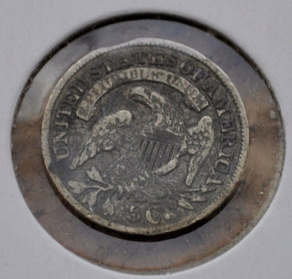 1830 Capped Bust Half Dime - VG (Very Good) - Silver - Uncleaned - Good Detail / Grade - 1830 Bust Dime - Early American Coin - Uncleaned