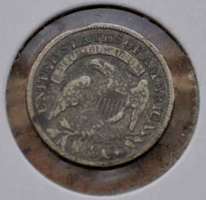 1830 Capped Bust Half Dime - VG (Very Good) - Silver - Uncleaned - Good Detail / Grade - 1830 Bust Dime - Early American Coin - Uncleaned