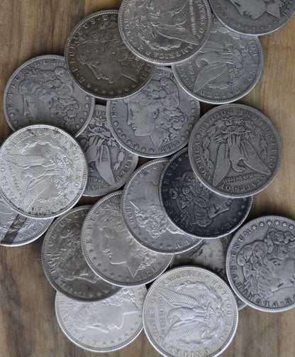 Lot of Morgan Silver Dollars - Choose Lot Type and Size - Mix of grades, conditions, dates Wholesale Bulk Silver Dollars US Bulk Silver Coin