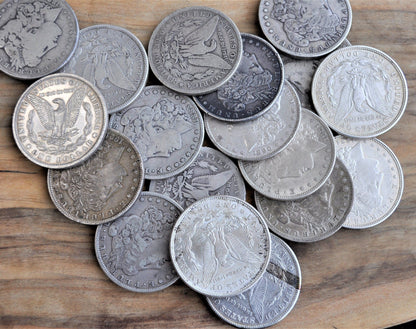 Lot of Morgan Silver Dollars - Choose Lot Type and Size - Mix of grades, conditions, dates Wholesale Bulk Silver Dollars US Bulk Silver Coin