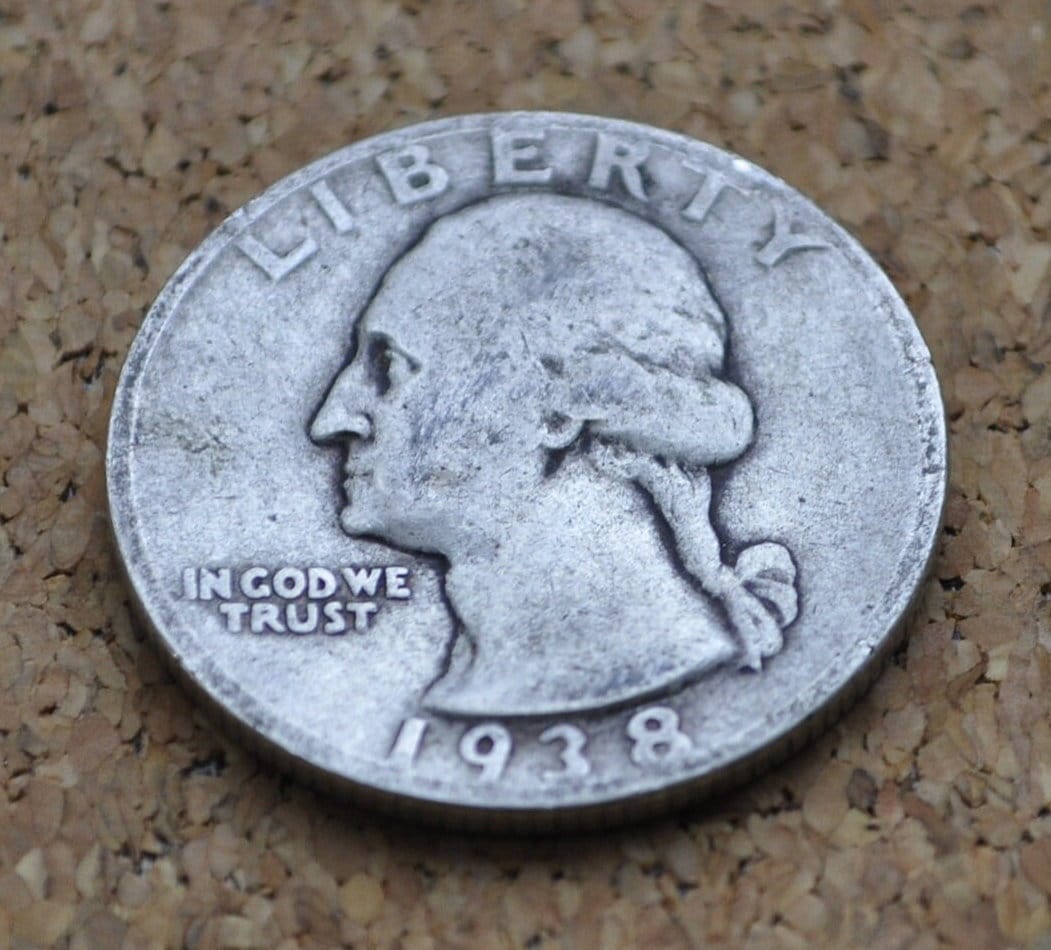 1938 Washington Silver Quarter - Choose by Grade - Philadelphia Mint - Washington Quarter 1938 P