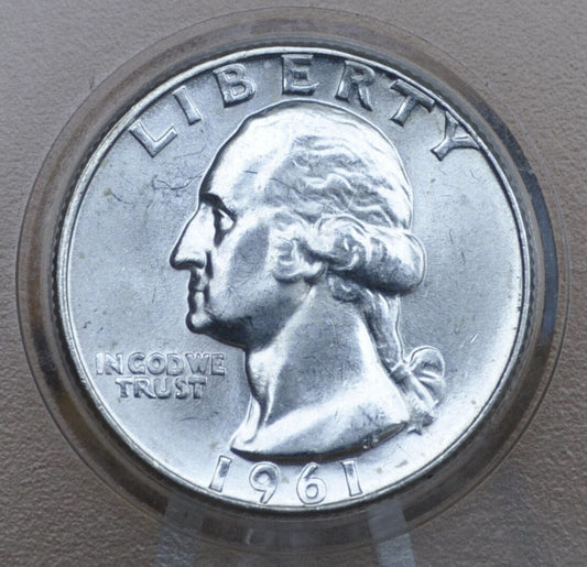 1961 Washington Silver Quarters P&D Mints - 1961 Silver Quarter - Philadelphia and Denver Mints - 1961-D Quarter Silver 1961P Quarter