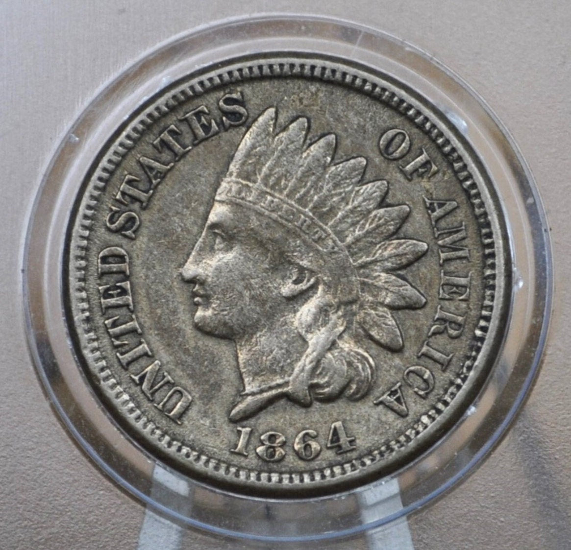 1864 Cupronickel Indian Head Penny - Choose by Grade - Good Early Date - Civil War Era - 1864 Copper Nickel Variety 1864
