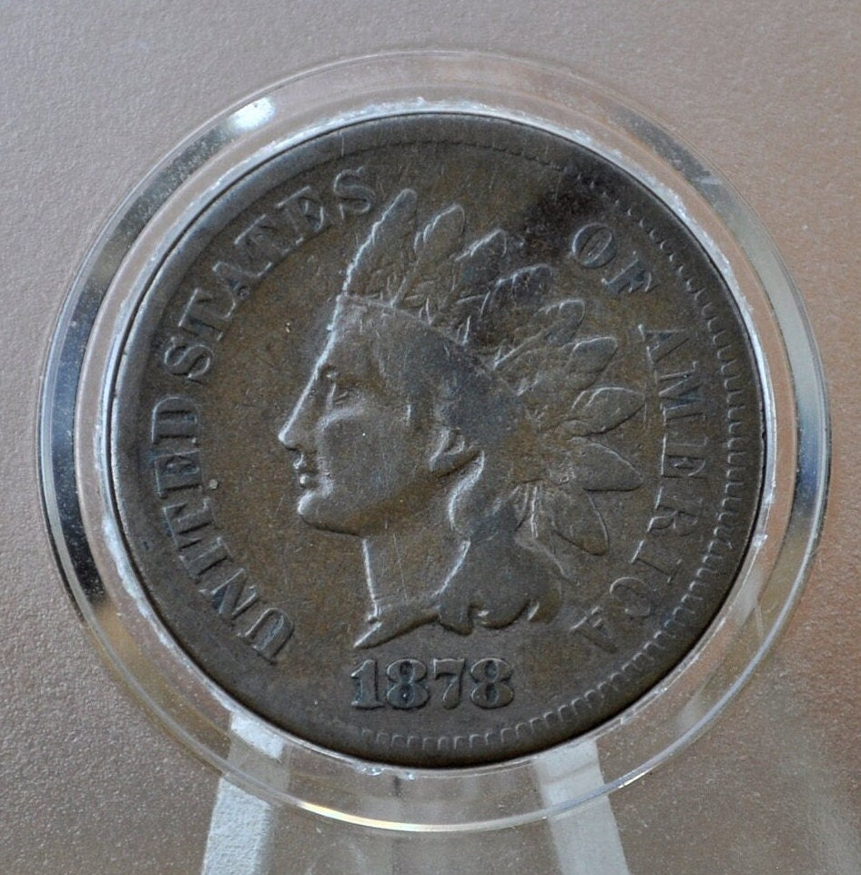1878 Indian Head Penny - Choose by Grade - Indian Head 1878 Cent US - Good Date