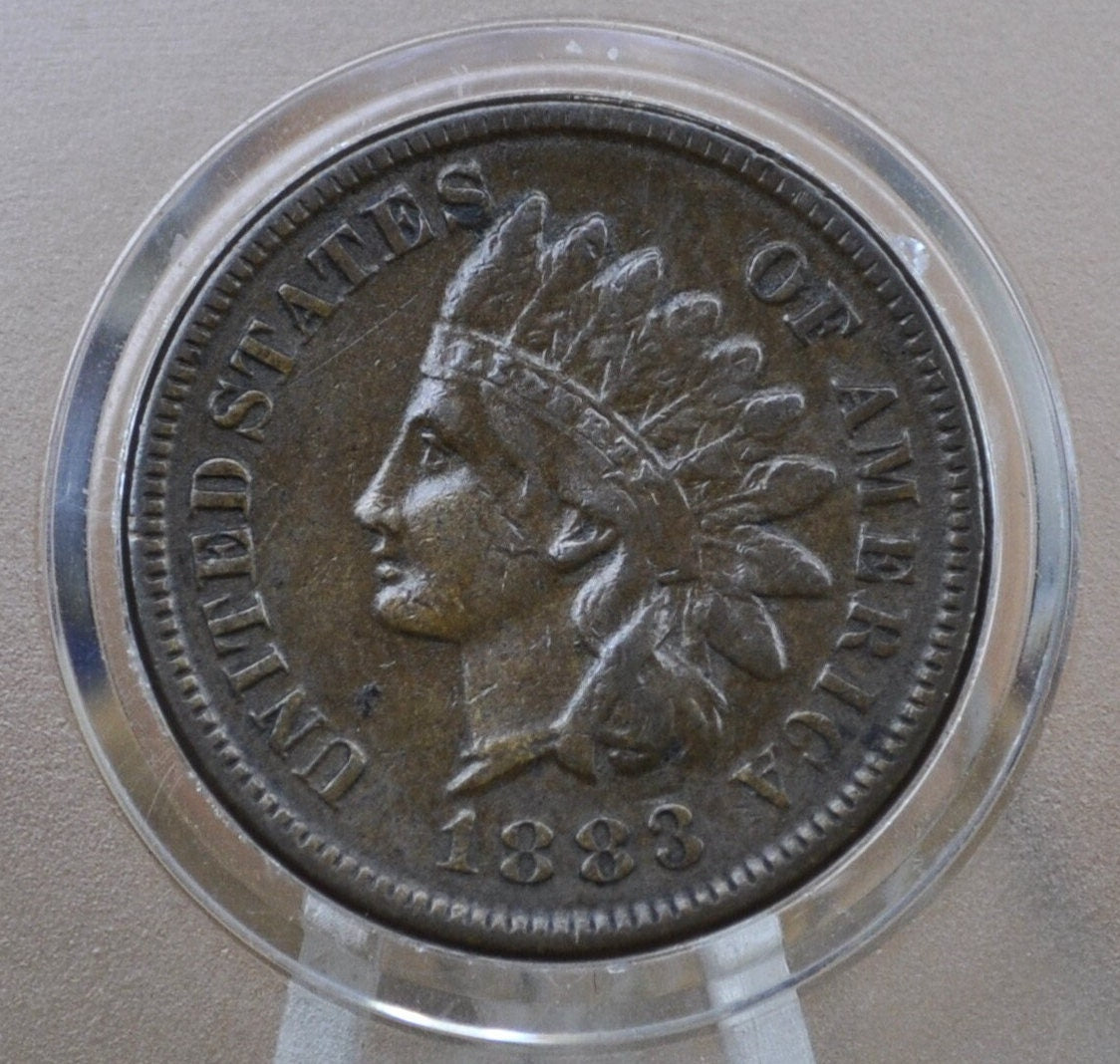 1883 Indian Head Penny - G-VF (Good to Very Fine) Choose by Grade - 1883 Indian Head Cent 1883 - Us One Penny 1883 VF