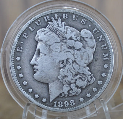 1898-S Morgan Silver Dollar - Choose by Grade / Condition - Great Date - 1898 S Morgan Dollar - San Francisco Mint
