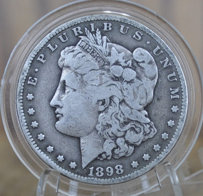 1898-S Morgan Silver Dollar - Choose by Grade / Condition - Great Date - 1898 S Morgan Dollar - San Francisco Mint