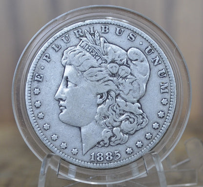 1885 Morgan Silver Dollar - XF-BU (Extremely Fine to Uncirculated [MS60+]), Choose by Grade 1885 P Morgan Dollar 1885 Silver Dollar