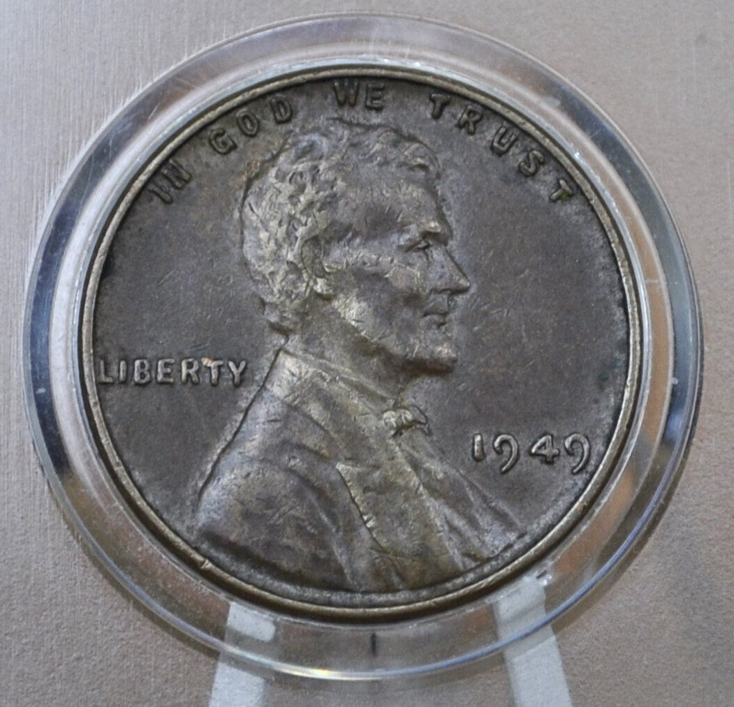 1949 P,D,S Wheat Pennies - XF (Extremely Fine) Grade / Condition - San Francisco Mint Denver, Philly- 1949S Wheat Ear Cent 1949 D Cent 1949P