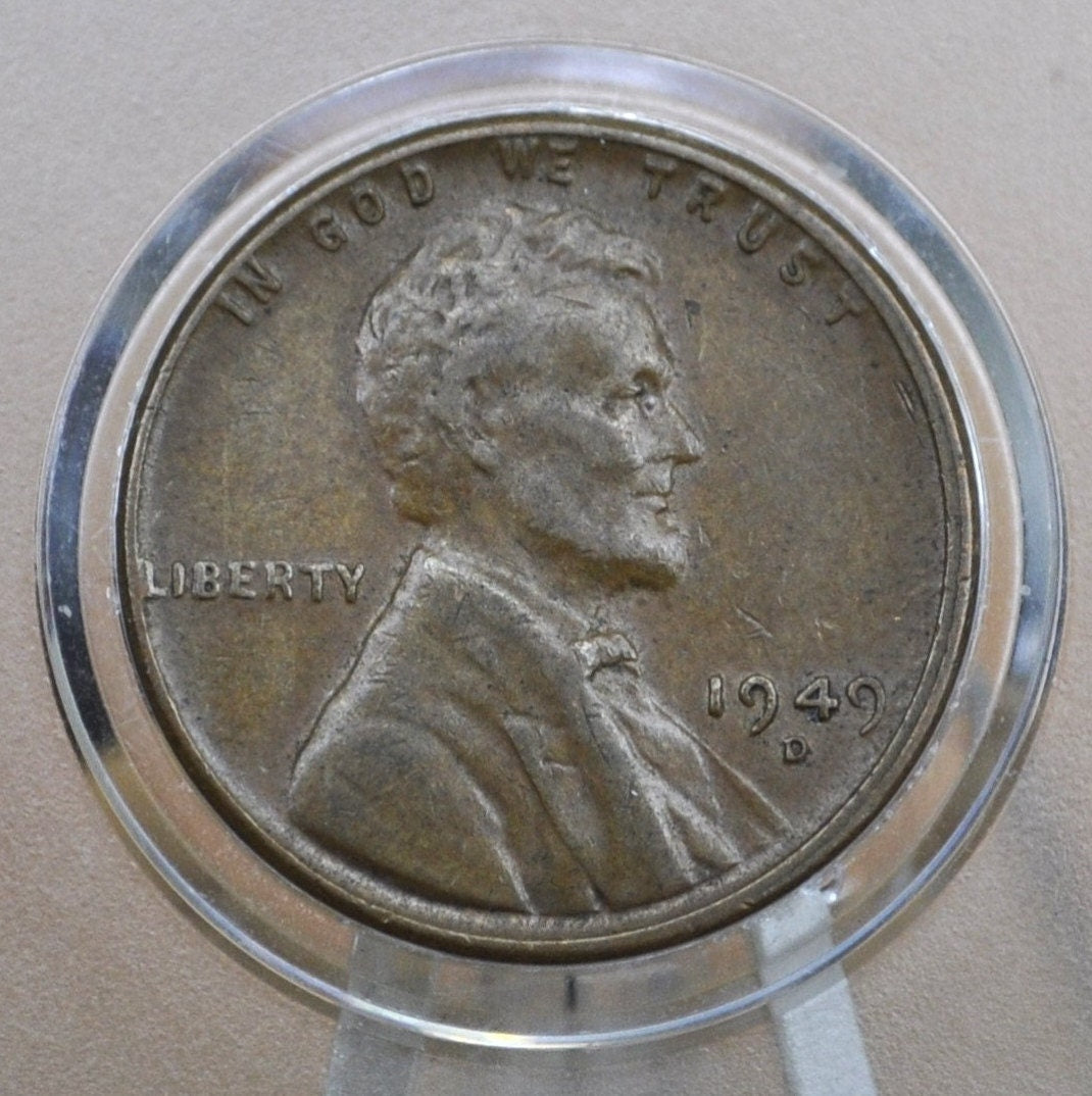 1949 P,D,S Wheat Pennies - XF (Extremely Fine) Grade / Condition - San Francisco Mint Denver, Philly- 1949S Wheat Ear Cent 1949 D Cent 1949P