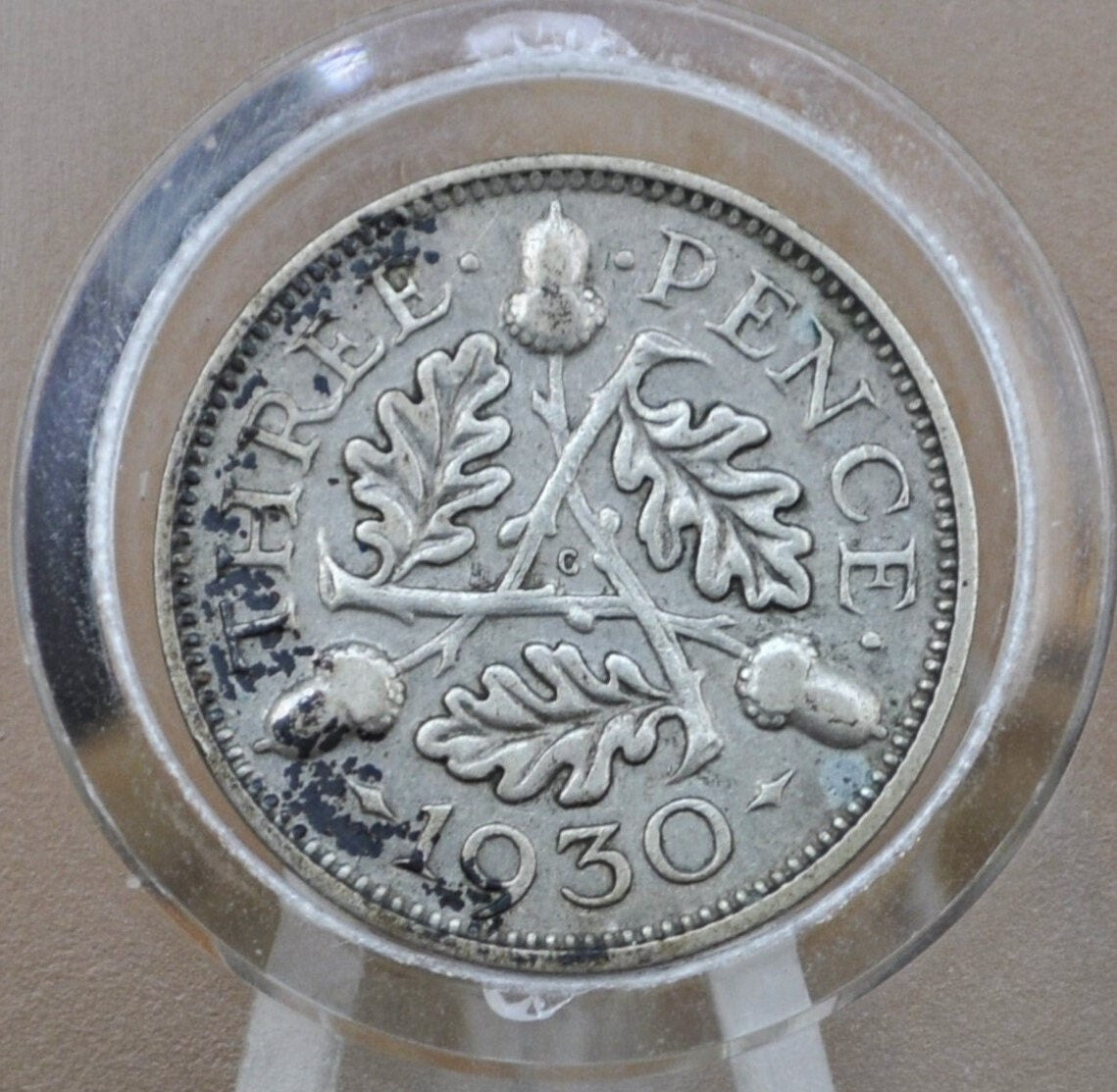 1928-1936 Great Britain Silver 3 Pence Silver - VF/XF Grades Conditions - King George - UK 3 Pence Great Britain Three Pence 50% Silver