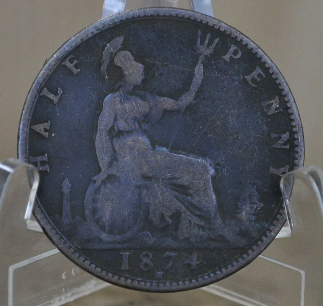 Uk Half Pennies - Choose By Date - Great Britain Half Penny 1800s, 1910'S 20'S 30S 40'S 50'S 60'S Halfpenny, Ha'penny Uk Coins