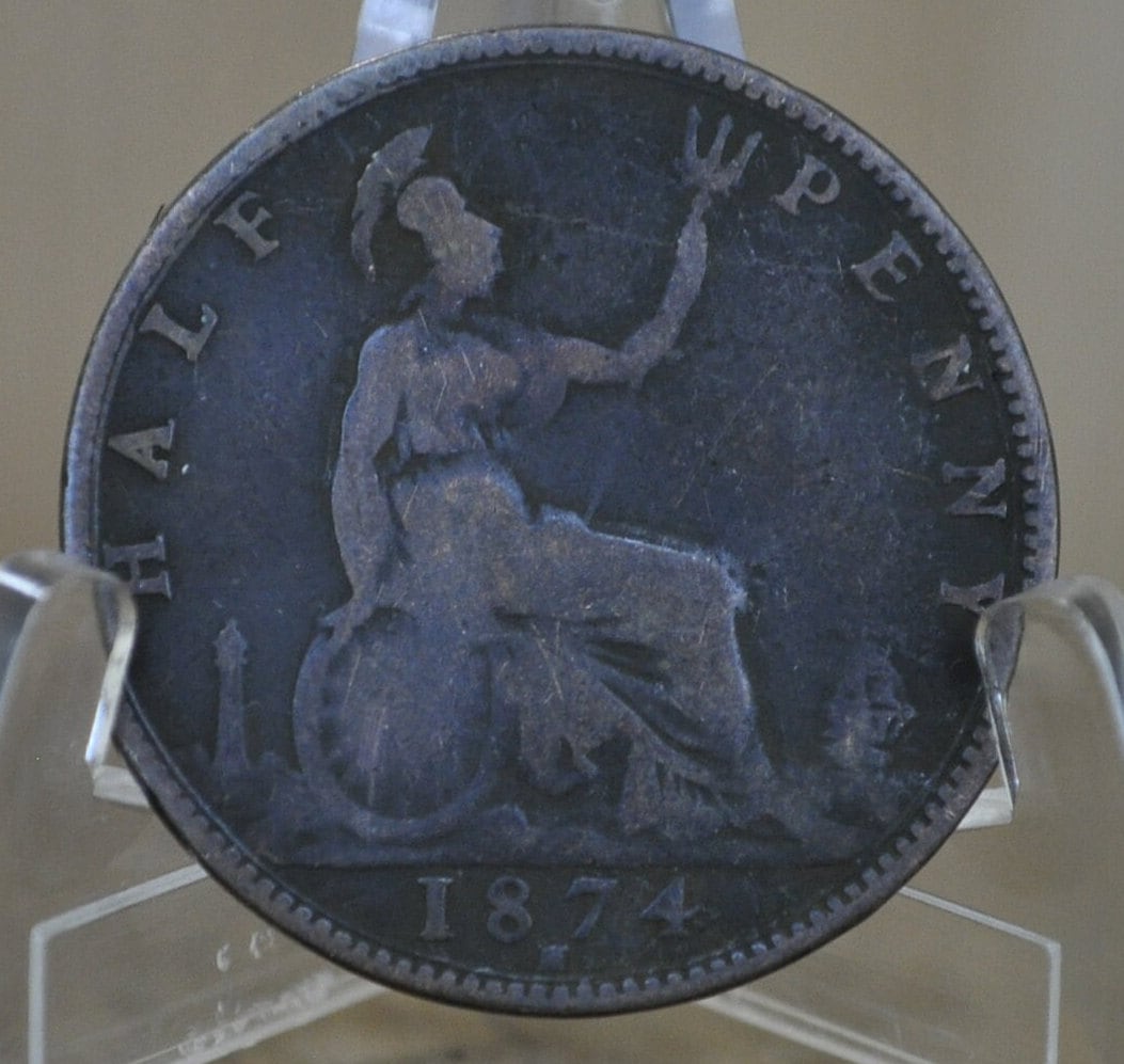 Uk Half Pennies - Choose By Date - Great Britain Half Penny 1800s, 1910'S 20'S 30S 40'S 50'S 60'S Halfpenny, Ha'penny Uk Coins