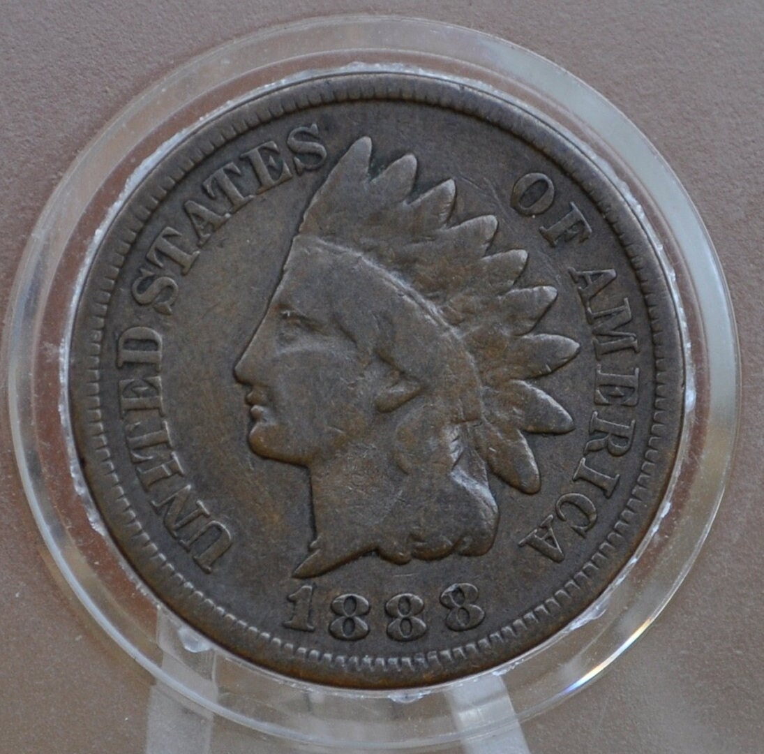 1888 Indian Head Penny - Choose by Grade / Condition - Indian Head Cent 1888