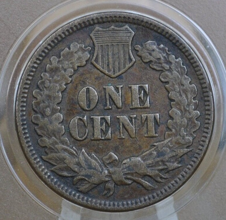 1875 Indian Head Penny - VG-XF (Very Good to Extremely Fine) Choose by Grade - Semi-Key Date - Indian Head Cent 1875 - Indian Head Pennies