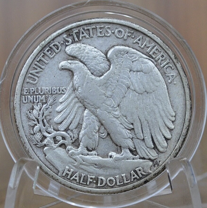 1939 Walking Liberty Silver Half Dollar - F-VF (Fine to Very Fine) - Philadelphia Mint - 1939-P Half Dollar / 1939 P Half Dollar / 1939 WLH