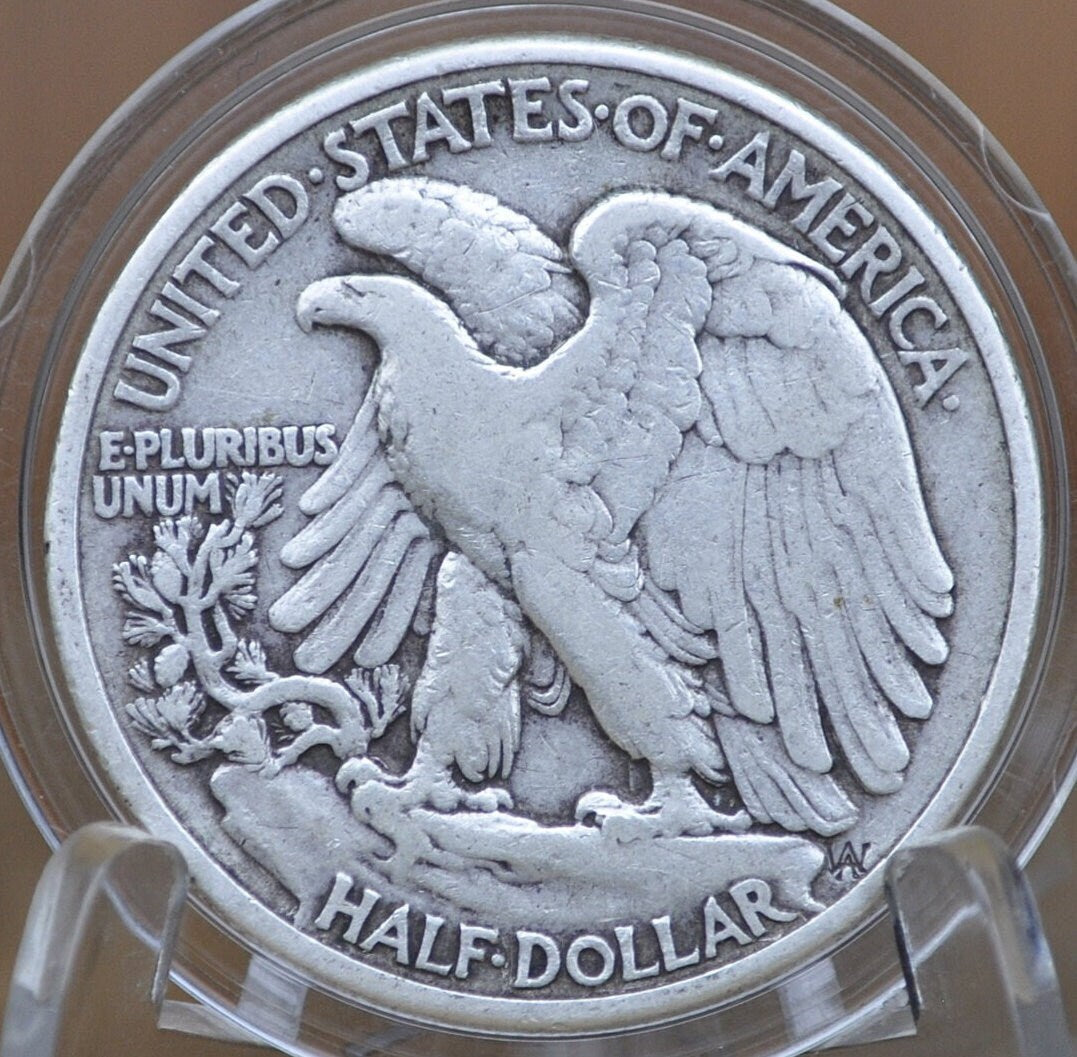 1939 Walking Liberty Silver Half Dollar - F-VF (Fine to Very Fine) - Philadelphia Mint - 1939-P Half Dollar / 1939 P Half Dollar / 1939 WLH