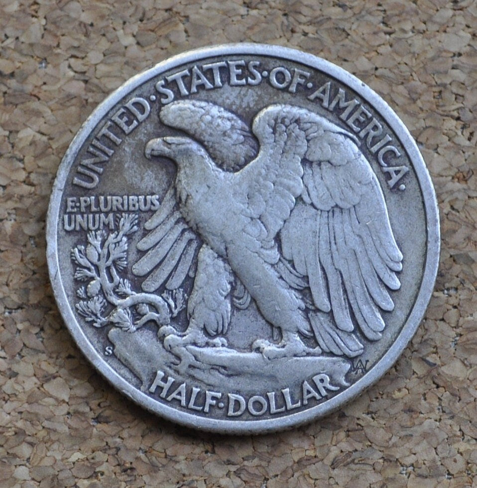 1944-S Walking Liberty Half Dollar - Choose by Grade - San Francisco Mint - WWII Era Coin - Silver Half Dollar - 1944S Half