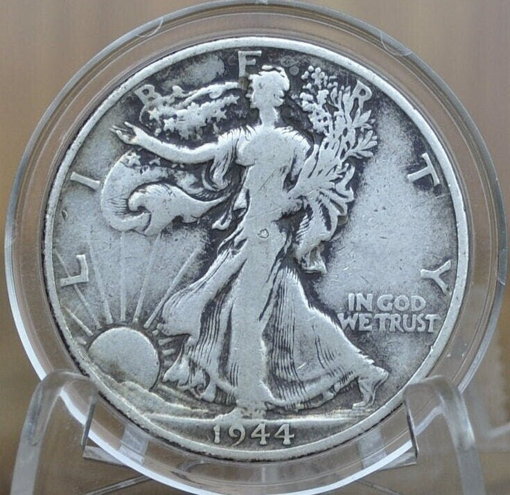 1944-S Walking Liberty Half Dollar - Choose by Grade - San Francisco Mint - WWII Era Coin - Silver Half Dollar - 1944S Half