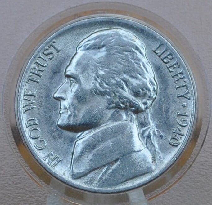 1940 Pds Jefferson Nickels - P,D,S - Choose By Mint Mark And Grade - 1940 S Jefferson Nickel 1940 D Jefferson Nickel 1940 P