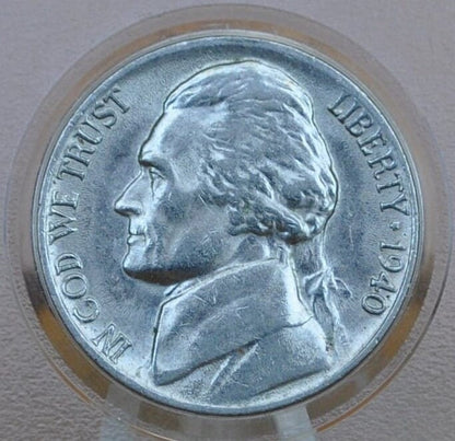 1940 Pds Jefferson Nickels - P,D,S - Choose By Mint Mark And Grade - 1940 S Jefferson Nickel 1940 D Jefferson Nickel 1940 P
