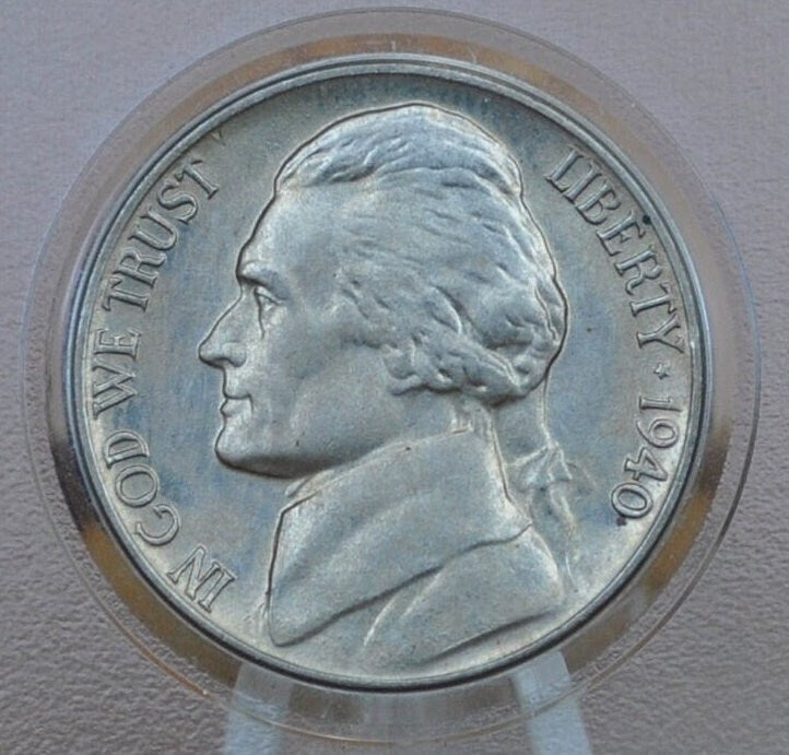1940 Pds Jefferson Nickels - P,D,S - Choose By Mint Mark And Grade - 1940 S Jefferson Nickel 1940 D Jefferson Nickel 1940 P