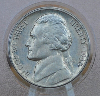 1940 Pds Jefferson Nickels - P,D,S - Choose By Mint Mark And Grade - 1940 S Jefferson Nickel 1940 D Jefferson Nickel 1940 P