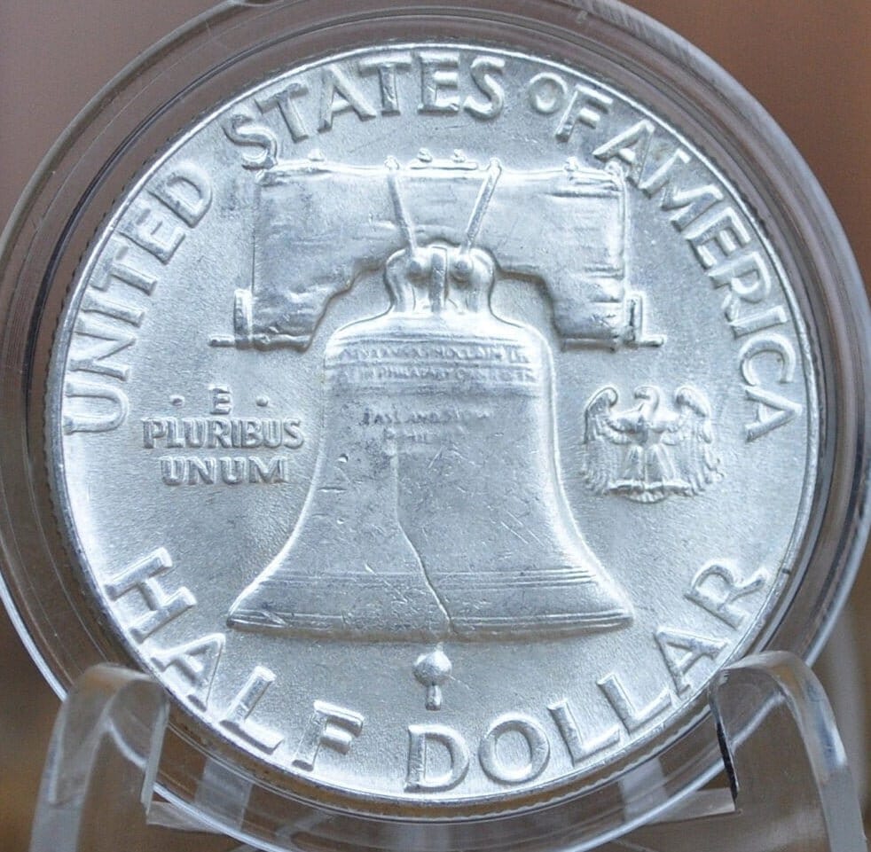 1957 P&D Franklin Half Dollar - XF-BU (Extremely Fine to Uncirculated) Choose by Grade - Half Dollar 1957 D Franklin Half Dollar 1957 P