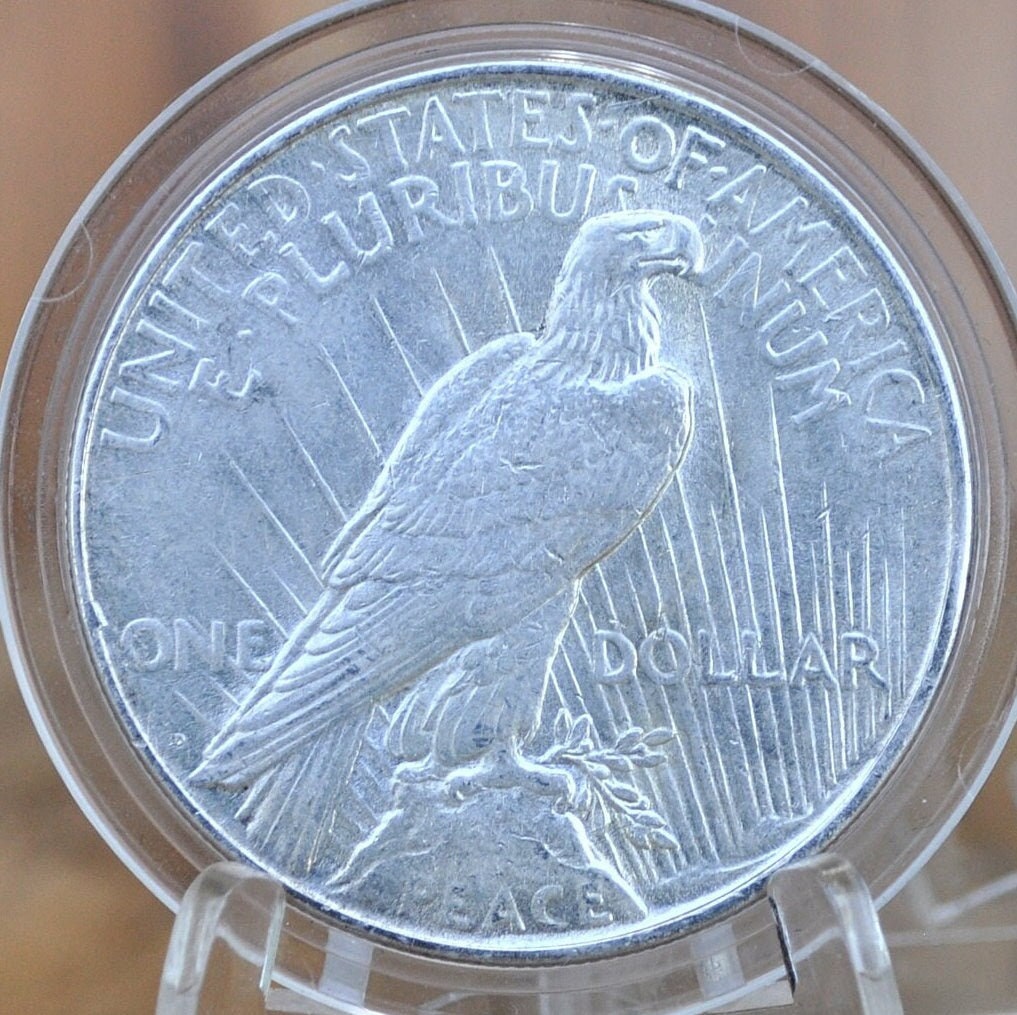 1922-D Peace Silver Dollar - Choose by Grade, XF-AU - Denver Mint - 1922 D Silver Dollar Peace Dollar 1922D