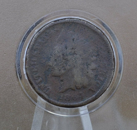 1864 Indian Head Penny - Choose by Grade F-XF (Fine to Extremely Fine) -Civil War Era Coin - Indian Head Cent 1864 Cent - Bronze, No L