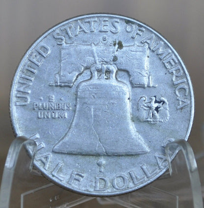 1958 P&D Franklin Half Dollar - Choose by Mint and Grade - 1958 D Franklin Silver Half Dollar 1958 P Franklin Silver Half Dollar