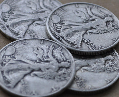 Walking Liberty Half Dollars - Silver Half Dollar - WLH - 1916-1947 - US Silver Half Dollars from the 1910s, 20s, 30s, and 40s