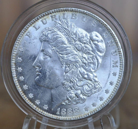 1888 Morgan Silver Dollar - VF-MS63 (Very Fine to Uncirculated) Choose by Grade -1888-P Morgan Dollar 1888 Silver Dollar - Philadelphia Mint