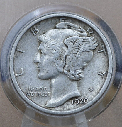 1920 Mercury Silver Dime P,D,S - Choose by Grade / Condition & Mint Mark - Philly, Denver, San Fran - 1920 S Winged Liberty Head Dime 1920 D
