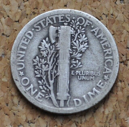 1920 Mercury Silver Dime P,D,S - Choose by Grade / Condition & Mint Mark - Philly, Denver, San Fran - 1920 S Winged Liberty Head Dime 1920 D