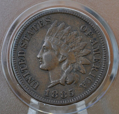 1885 Indian Head Penny - VF-XF45 (Very to Extremely Fine) Grades, Choose by Grade - Rarest of the 1880&#39;s - Indian Head Cent 1885 Cent
