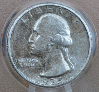 1935-S Washington Quarter - VG-XF (Very Good to Extremely Fine) Grade; choose by grade - San Francisco Mint - 1935 S Washington Quarter