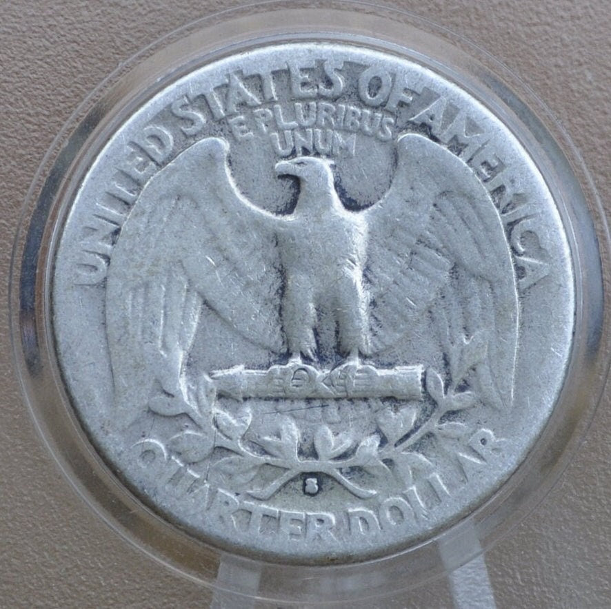 1935-S Washington Quarter - VG-XF (Very Good to Extremely Fine) Grade; choose by grade - San Francisco Mint - 1935 S Washington Quarter