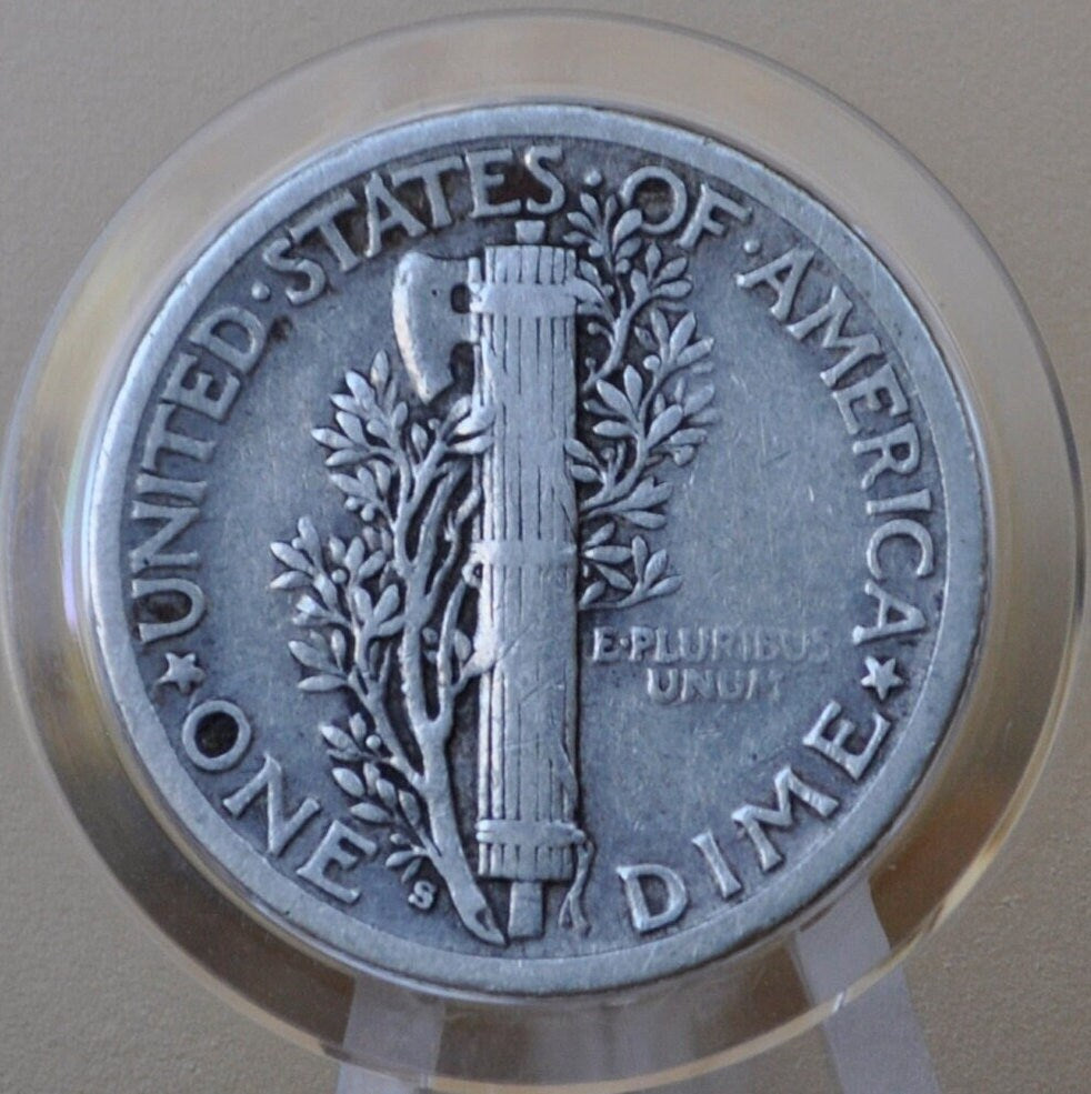 1931-S Mercury Silver Dime - G-VF (Very Fine) Grades; Choose by Grade - San Francisco Mint - Better Date - 1931 S Winged Liberty Head Dime