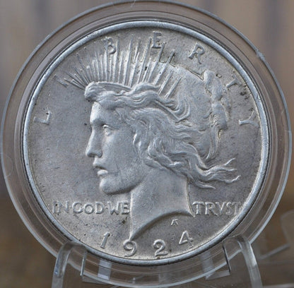 1924 Peace Silver Dollar - Choose by Grade XF-MS63 - 1924 P Silver Dollar - 1924 Silver Dollar Peace 1924 P - Philadelphia Mint