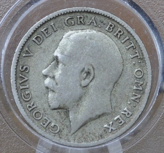 1920s Silver Sixpence Great Britain - Choose by Date - King George - 92.5% Silver - UK Six pence coins 6 Pence UK coins - Great for weddings
