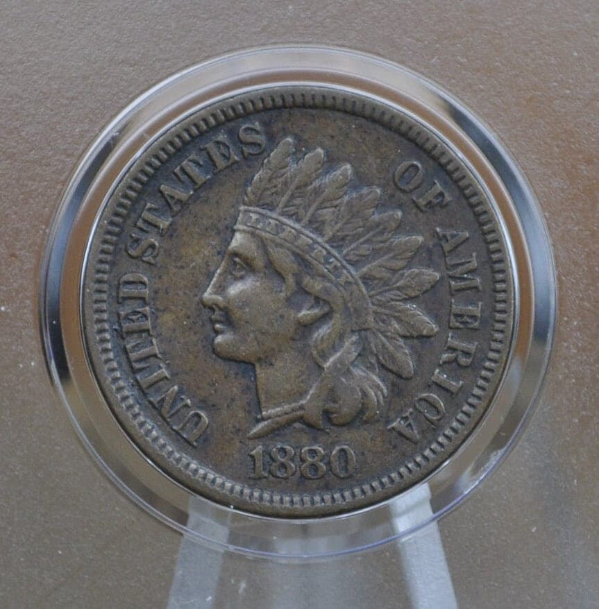 1880 Indian Head Penny - Choose by Grade / Condition - Great Date - Indian Head Cent 1880