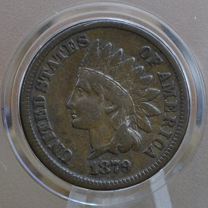 1879 Indian Head Penny - Choose by Grade - Great Date - Indian Head Cent 1879
