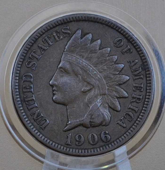 1906 Indian Head Penny - Choose by Grade / Condition - Great Detail - 1906 Indian Head Cent - Cent 1906 Penny
